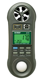 Extech 45170 - Hygro-thermo-anemometer-light meter