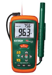 Extech RH101 - Hygro-Thermometer and infrared thermometer
