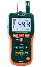Extech MO295 - Pinless moisture psychrometer and IR thermometer