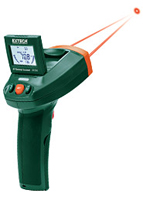 Extech IRT500 - Dual laser IR thermal scanner with adjustable display