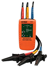 Extech 480403 - Motor rotation and 3-phase tester