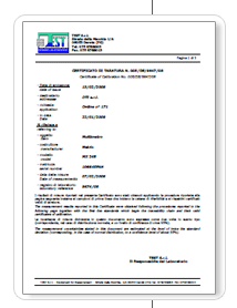 Servizi di Calibrazione e Certificazione